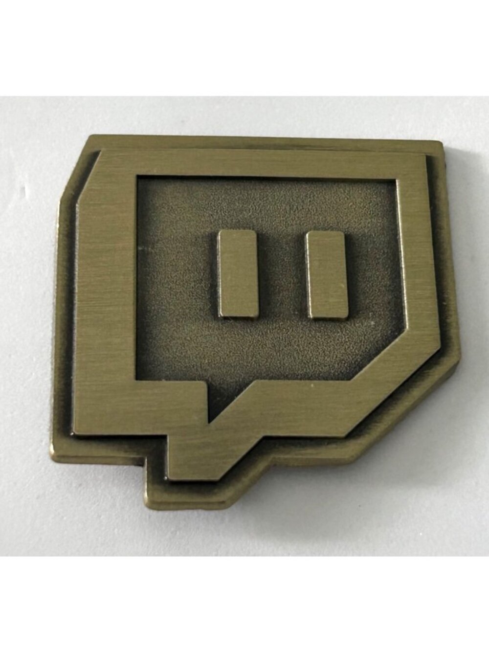 Pinny Arcade Authentic 2018 Twitch Logo Gold Tone Enamel Pin